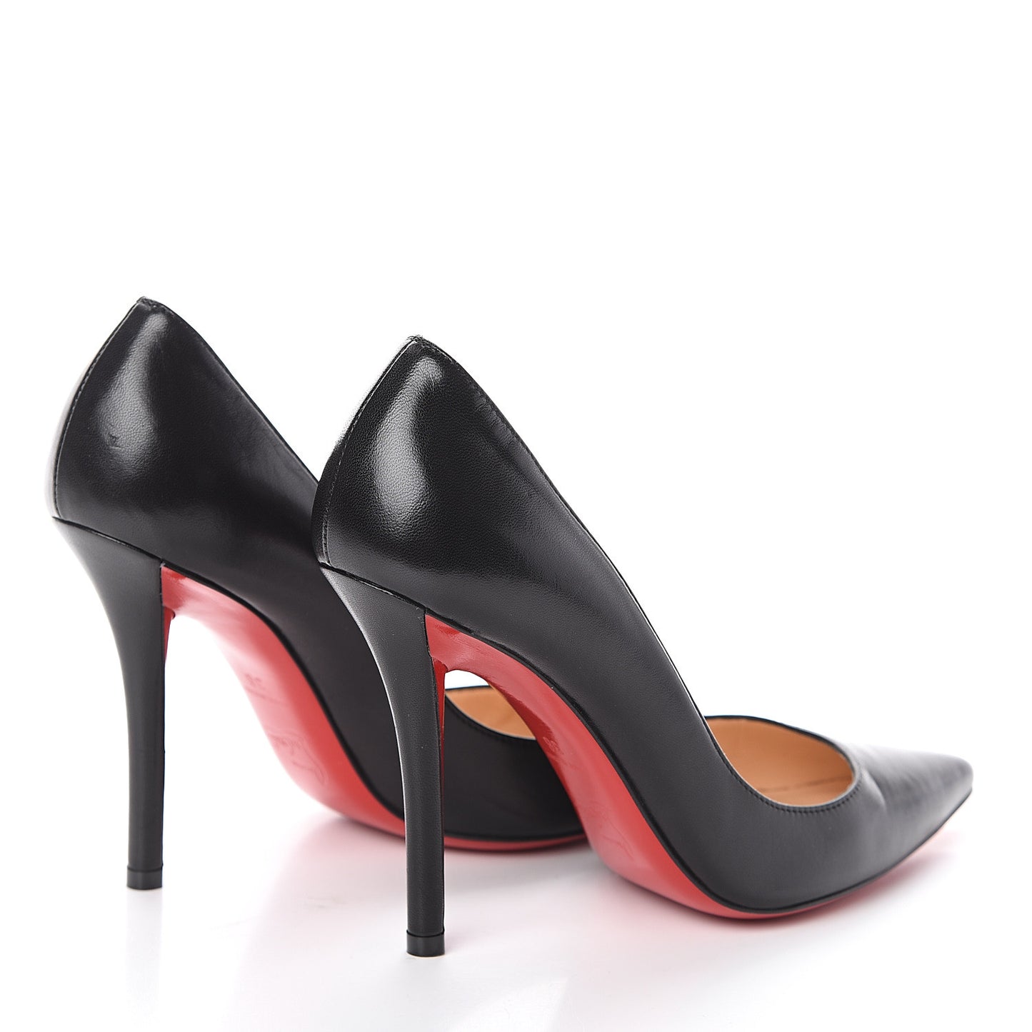 Shiny Nappa Apostrophy 100 Pumps 36 Black