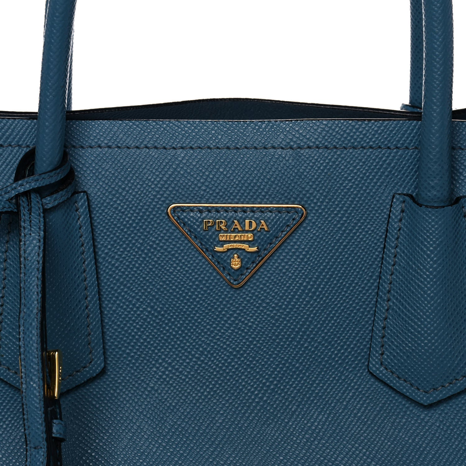 Prada Saffiano Cuir Small Double Bag 7 of 9