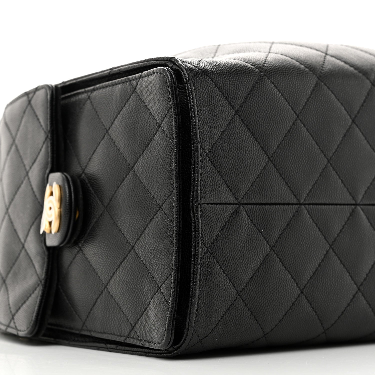 Chanel Caviar Quilted Medium Chanel 25 Handbag Black 10 of 12