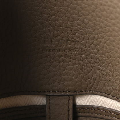 The Row Matte Grained Calfskin Soft Margaux 12 Smoked Taupe 6 of 9