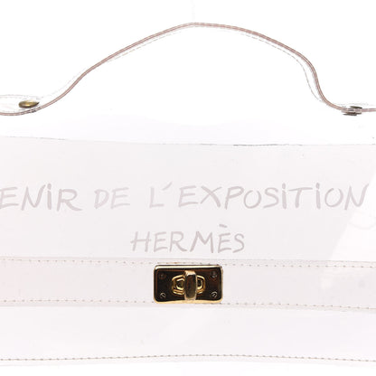 Hermes Vinyl Souvenir De L'Exposition Kelly Transparent 7 of 7