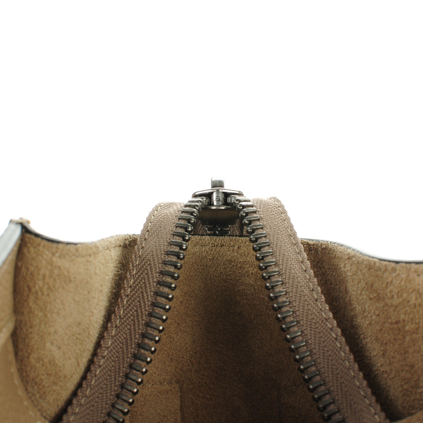 Drummed Calfskin Micro Luggage Dune