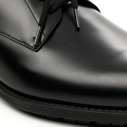 Louis Vuitton Calfskin Mens Formal Derby Shoes 8 Black 9 of 10