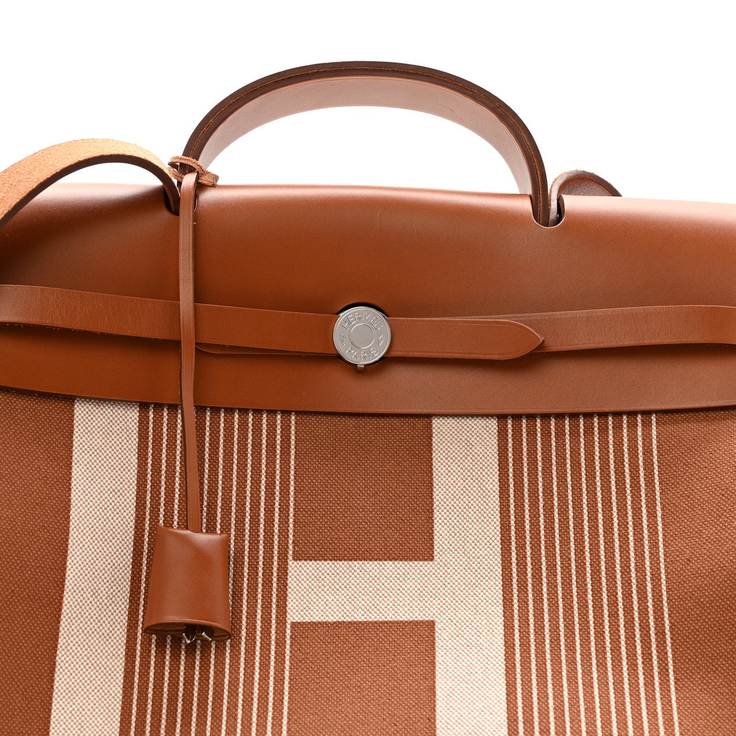Vache Hunter Toile H Vibration Herbag Zip 39 MM Fauve Ecru Beige