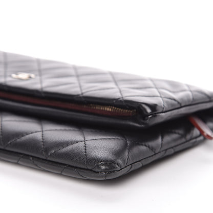 Chanel Lambskin Quilted CC Beauty Clutch Black 9 of 10