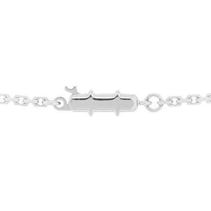 Cartier 18K White Gold Diamond LOVE Paved Necklace 3 of 5