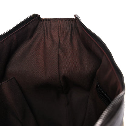 Gucci Monogram Medium Half Moon Hobo Dark Brown 13 of 21