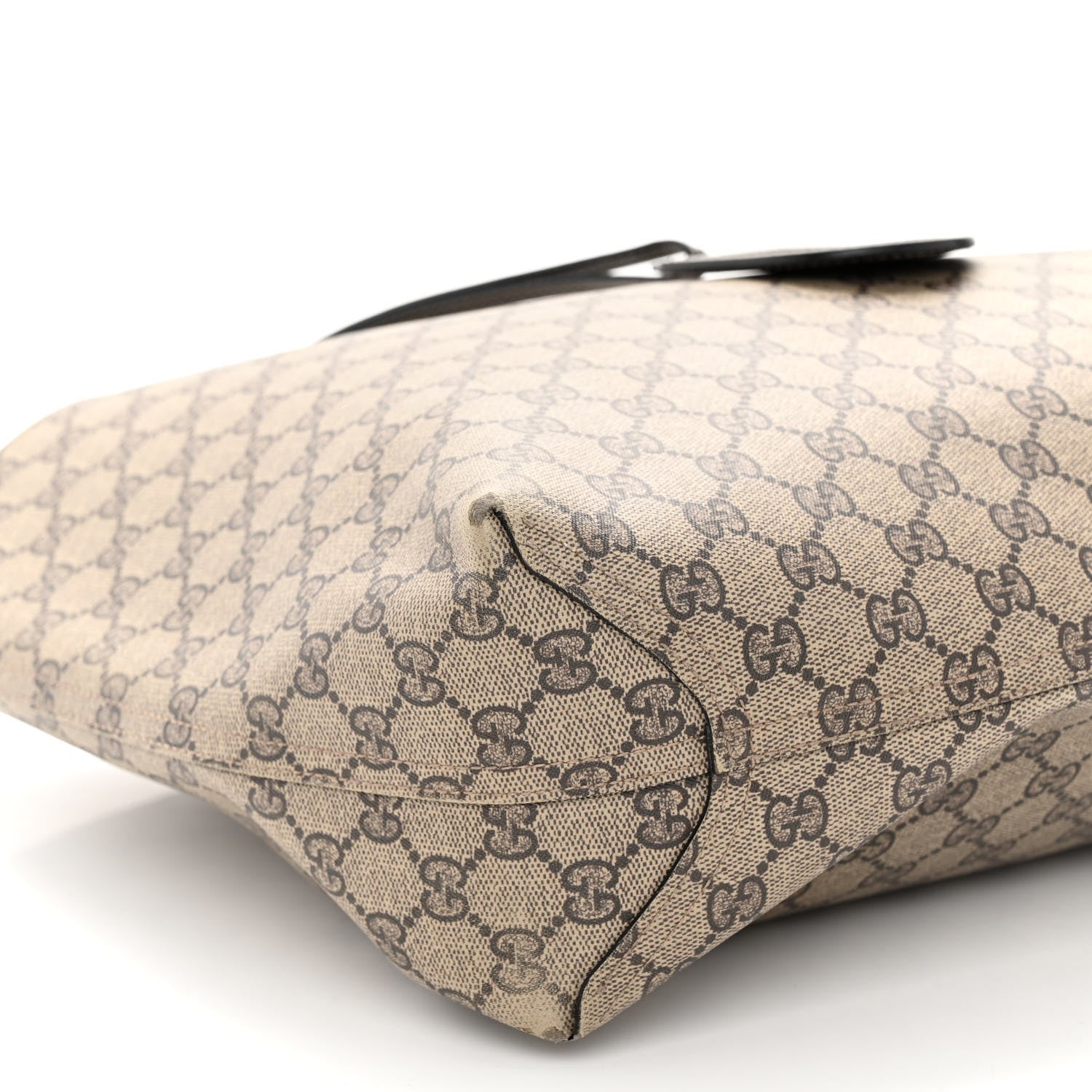 Gucci Calfskin GG Supreme Monogram Large Reversible Tote Black 12 of 17