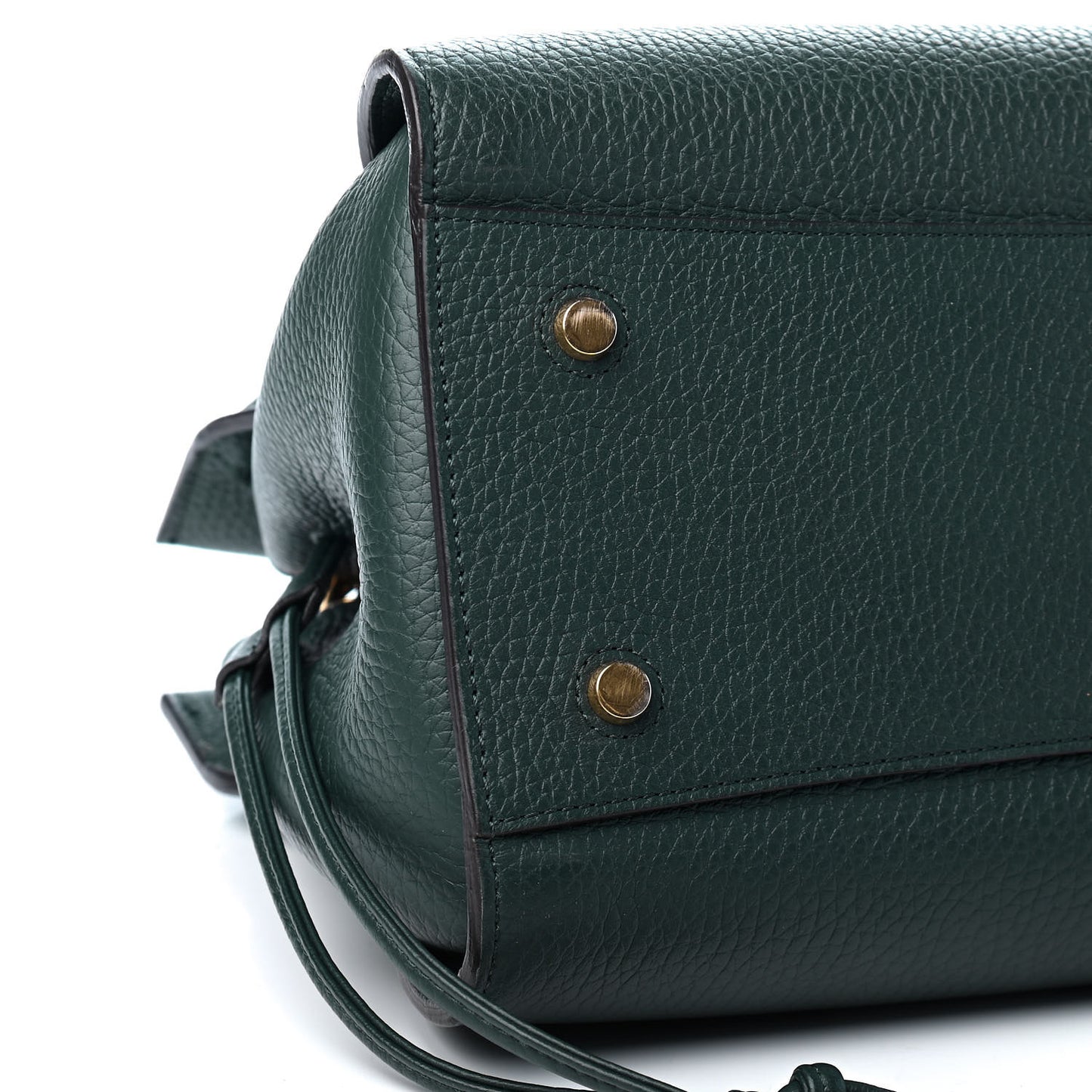 Heavy Grain Iris Tote Mulberry Green