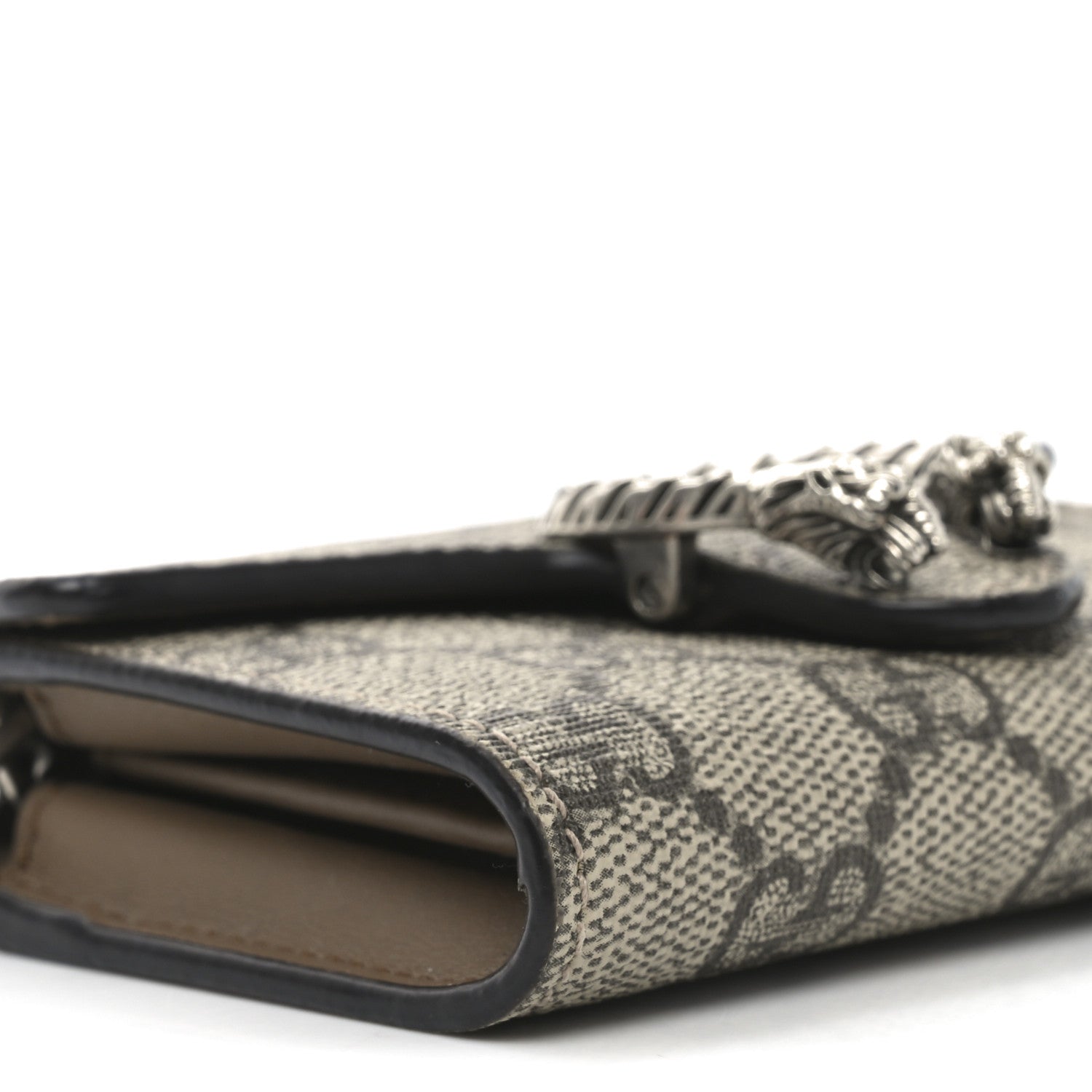 Gucci GG Supreme Monogram Dionysus Coin Purse Taupe 7 of 8