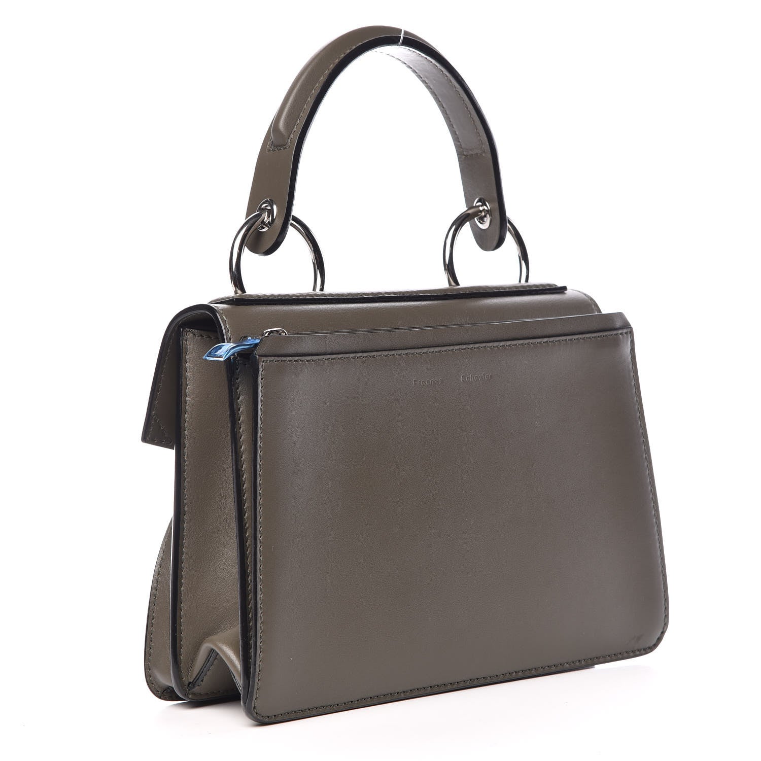 Proenza Schouler Calfskin Small Hava Top Handle Bag Cypress 3 of 8