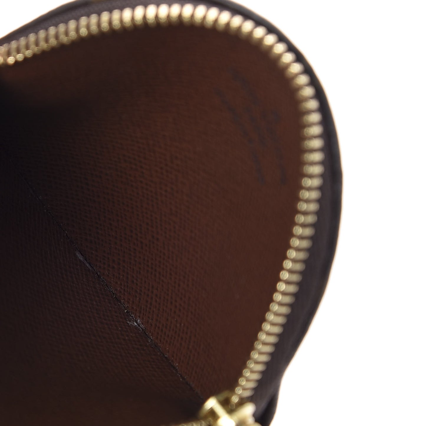 Monogram Round Coin Purse
