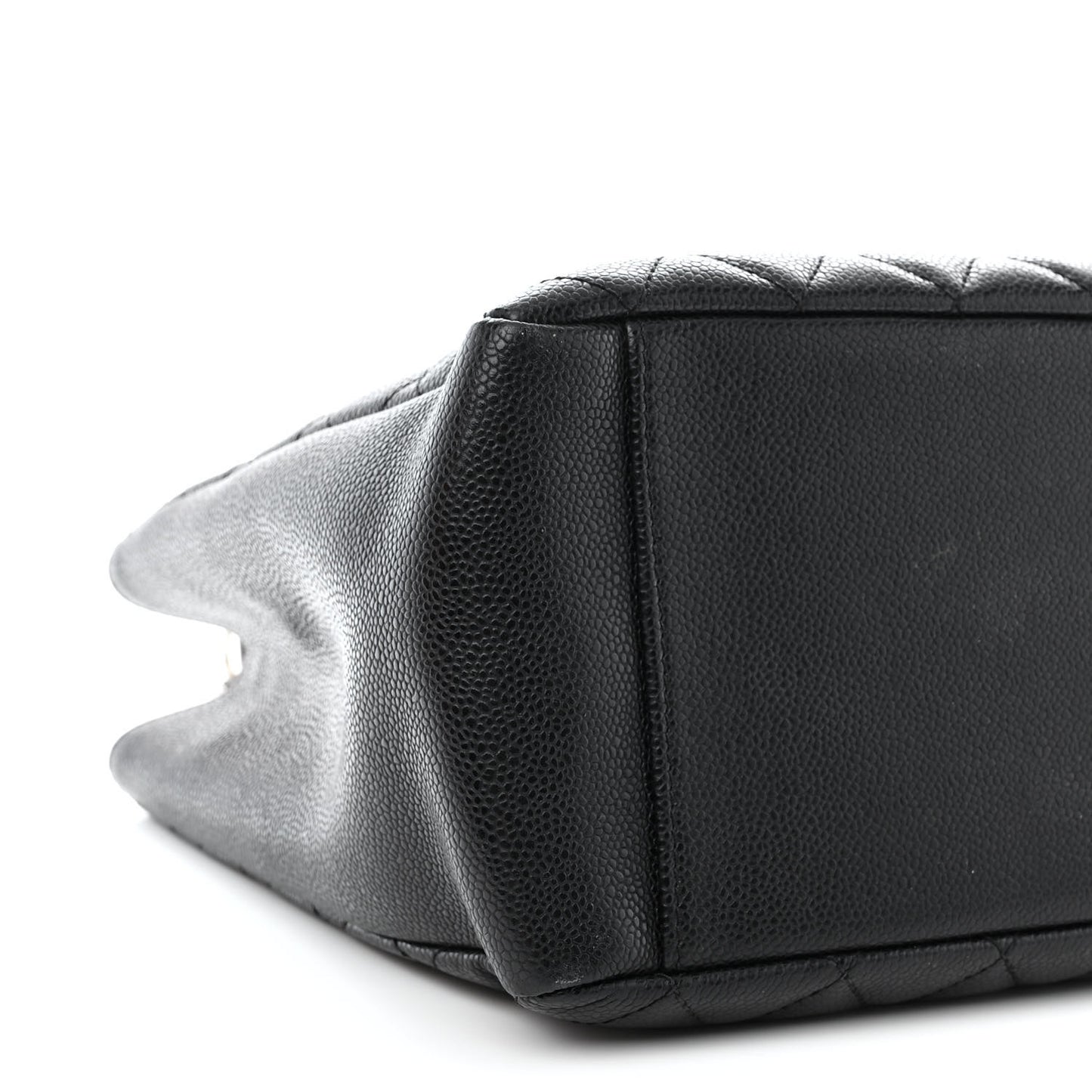 Caviar Quilted Grand Shopping Tote GST Black
