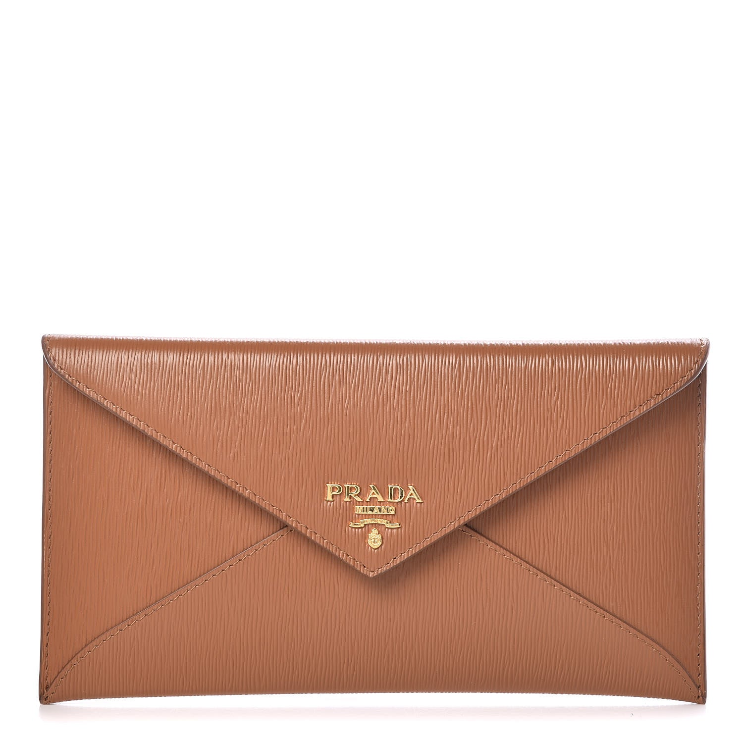 Prada Vitello Move Envelope Wallet Caramel 1 of 8