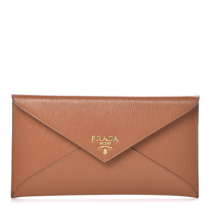 Prada Vitello Move Envelope Wallet Caramel 1 of 8