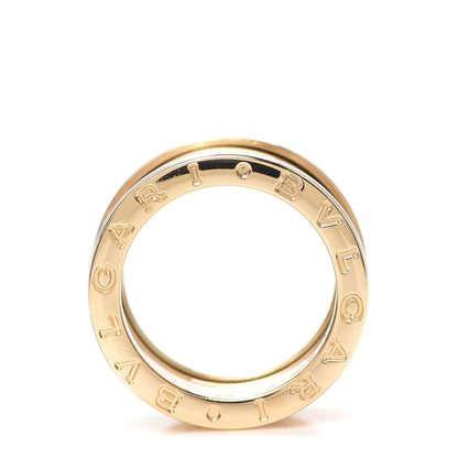 Bulgari 18K Yellow Gold B.Zero1 Four-Band Ring 50 5.25 5 of 6