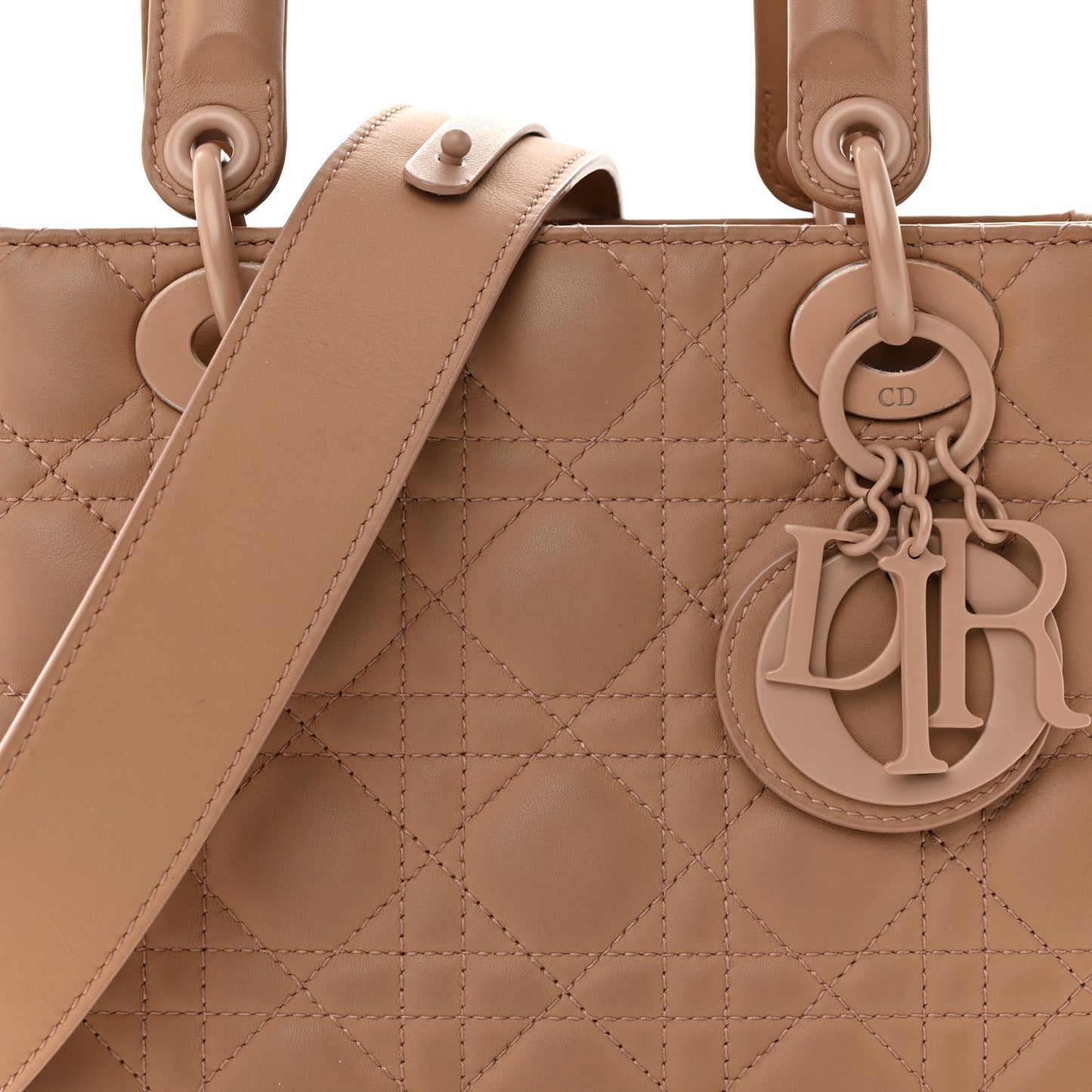 Ultra Matte Calfskin Cannage Small My ABCDior Lady Dior Beige