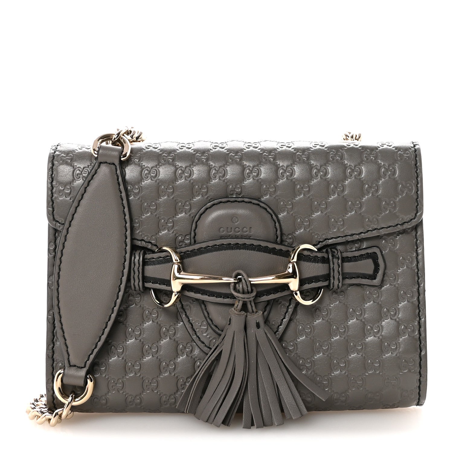 Gucci Soft Microguccissima Mini Emily Chain Shoulder Bag Loess 1 of 10