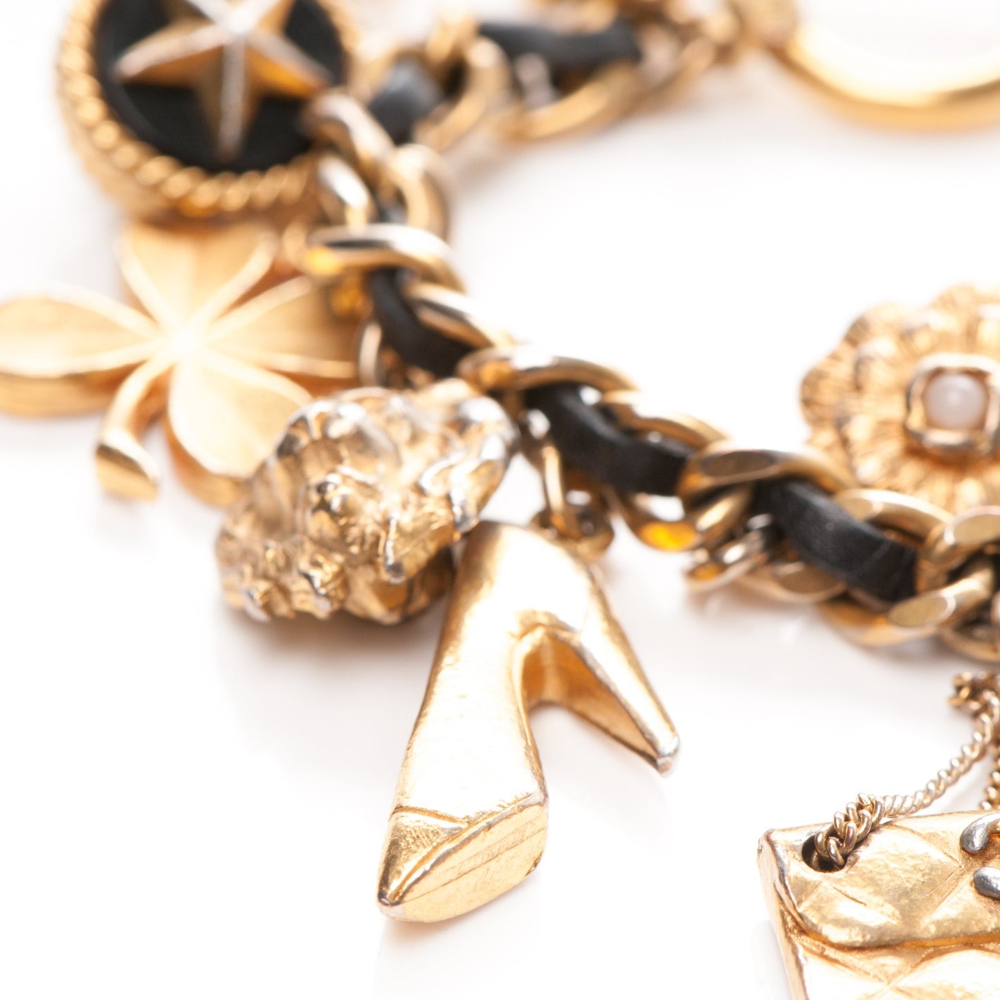 Precious Symbols Charm Bracelet Gold