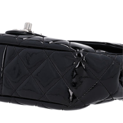 Chanel Patent Quilted Small Coco Shine Flap Black 10 of 10