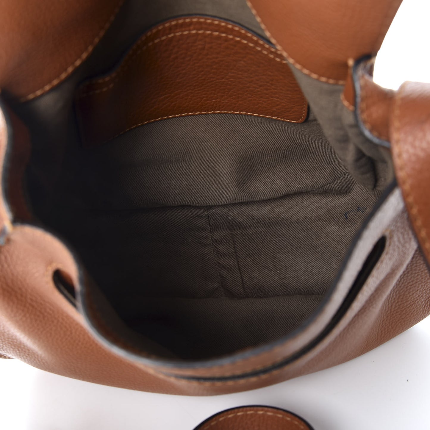 Calfskin Medium Marcie Round Crossbody Bag Tan