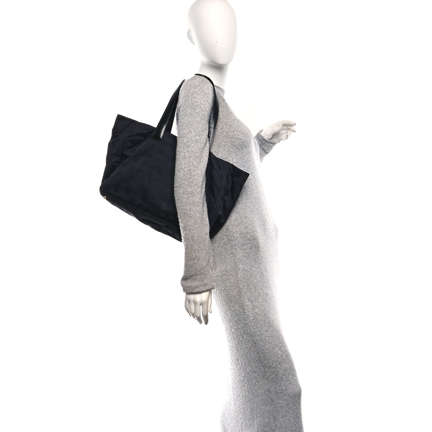 Chanel Nylon Medium Travel Tote Black 2 of 10