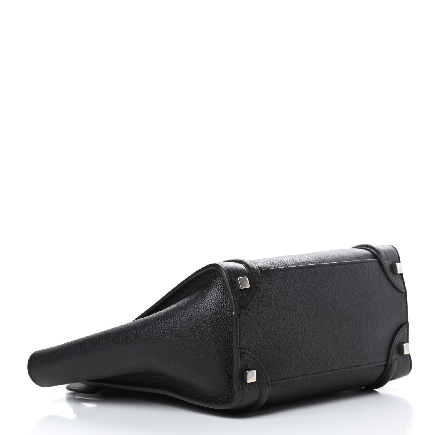 Celine Drummed Calfskin Micro Luggage Black 4 of 15