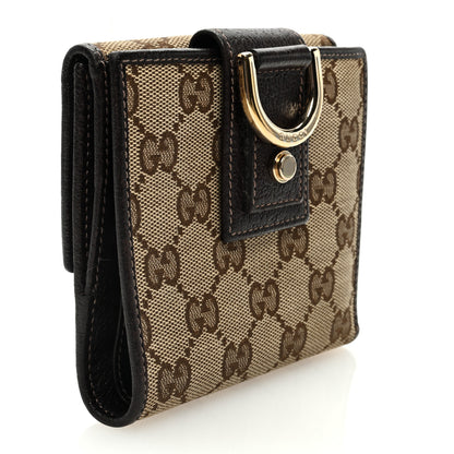 Gucci Monogram Abbey Compact Wallet Dark Brown 3 of 6