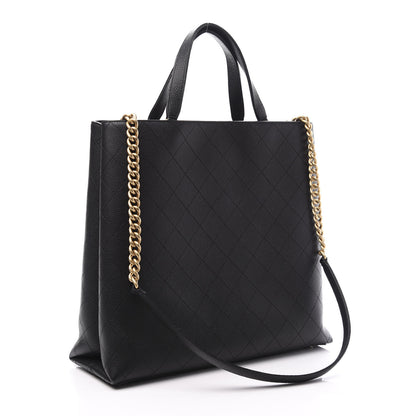 Chanel Caviar Stitched Large Shopping Tote Bag Black 2 of 11