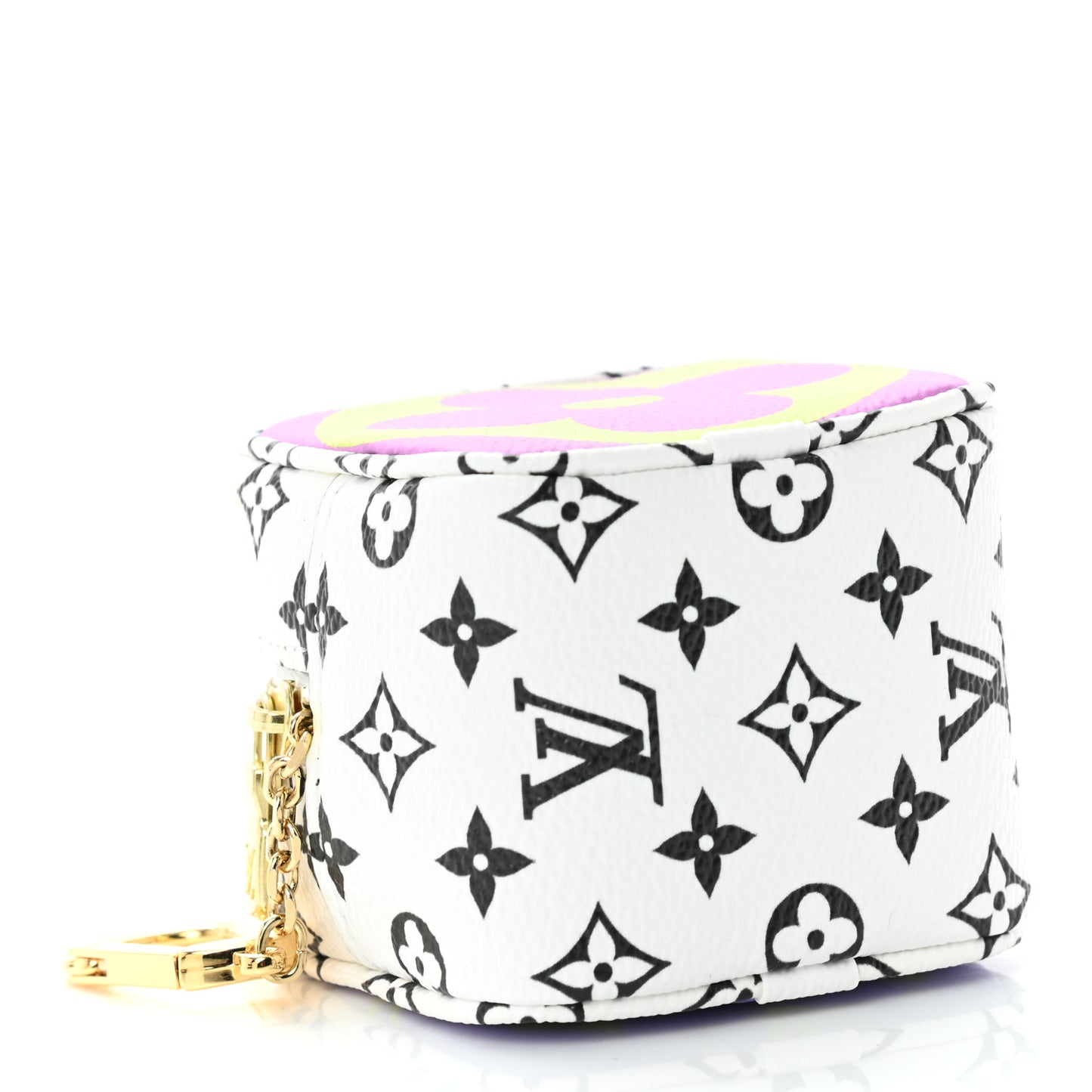 Monogram Giant Cube Coin Purse Pink