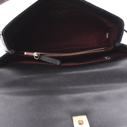 Chanel Caviar Quilted Medium Coco Handle Flap Black 5 of 10