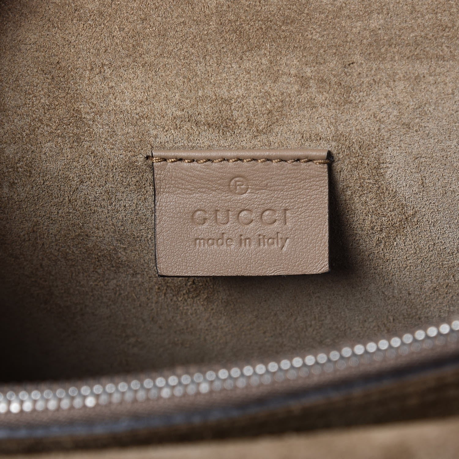 Gucci GG Supreme Monogram Medium Dionysus Shoulder Bag Taupe 6 of 8