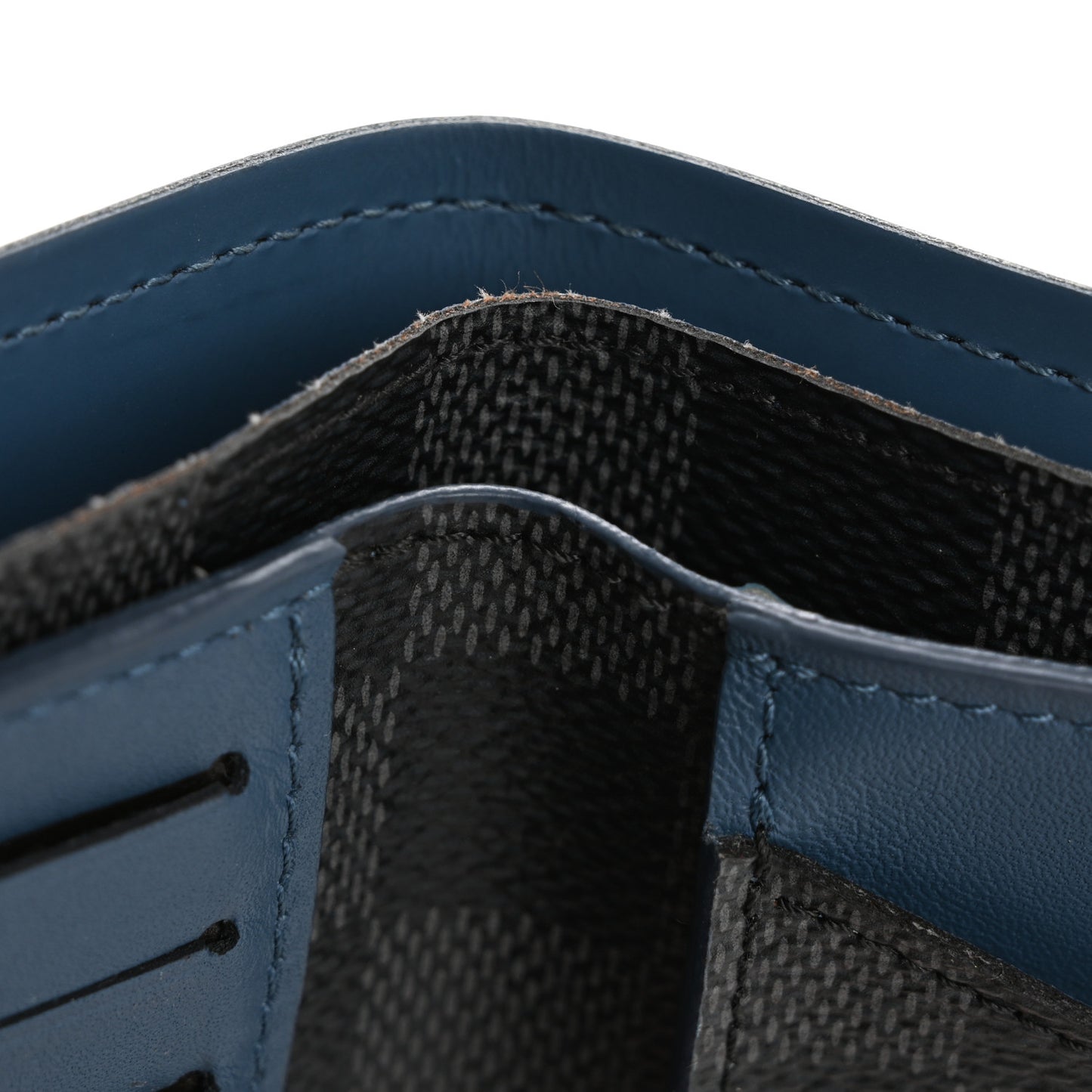 Damier Graphite Slender Wallet Blue