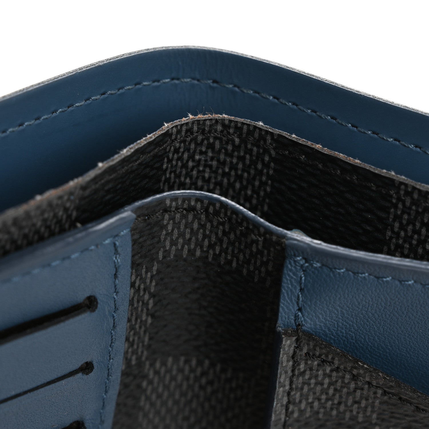 Louis Vuitton Damier Graphite Slender Wallet Blue 8 of 10