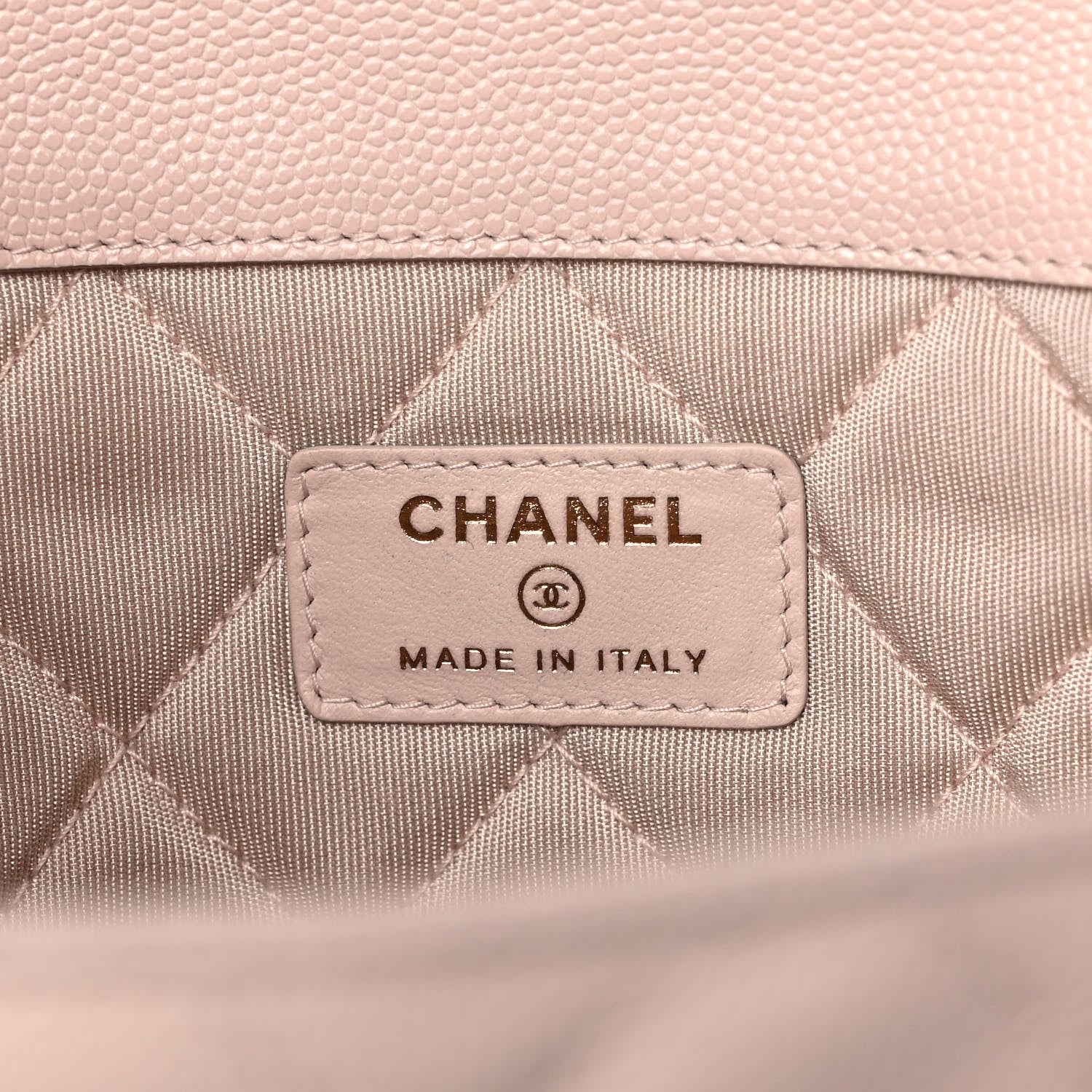 Chanel Caviar Quilted Large Golden Class Pouch Light Pink 6 of 11