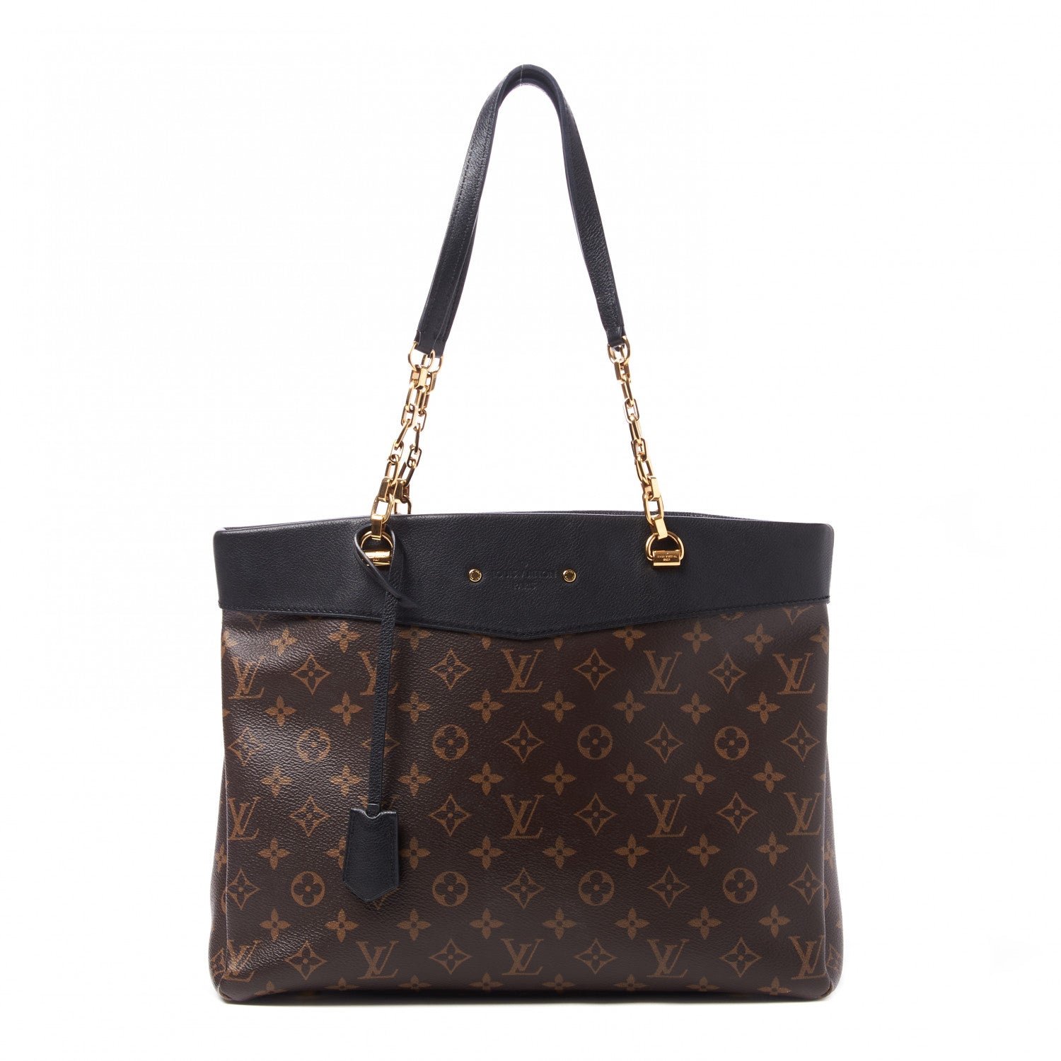 Louis Vuitton Monogram Pallas Shopper Black 1 of 9