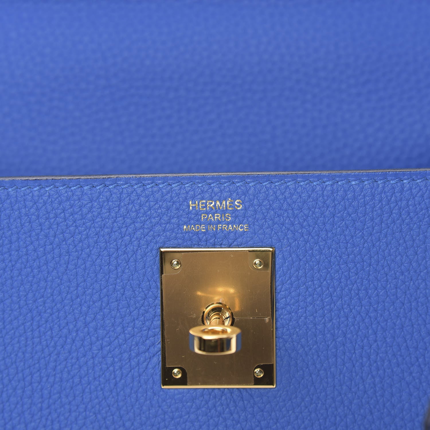 Hermes Togo Kelly Retourne 28 Bleu Zellige 6 of 11