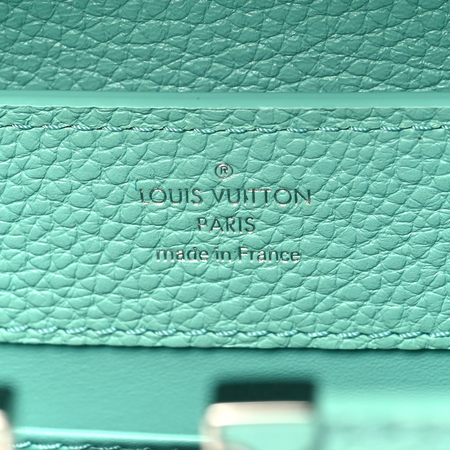 Louis Vuitton Taurillon Mini Capucines Miami Green 6 of 9