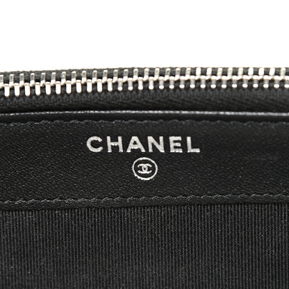 Chanel Lambskin Quilted CC Box Clutch With Chain Black 6 of 16