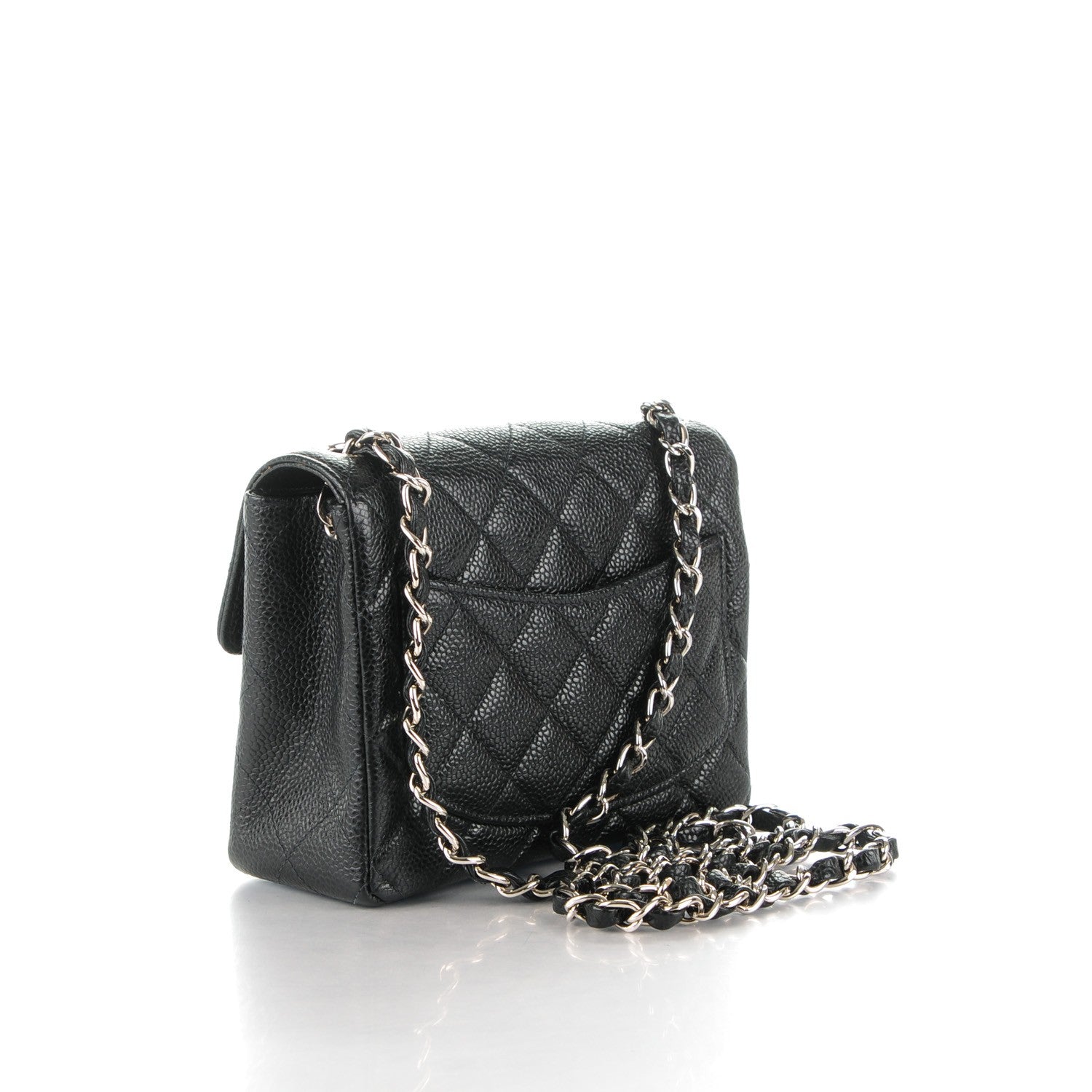 Chanel Caviar Quilted Mini Square Flap Black 3 of 8