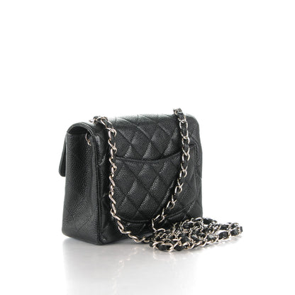 Chanel Caviar Quilted Mini Square Flap Black 3 of 8