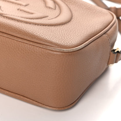 Gucci Pebbled Calfskin Small Soho Disco Bag Camelia 6 of 10