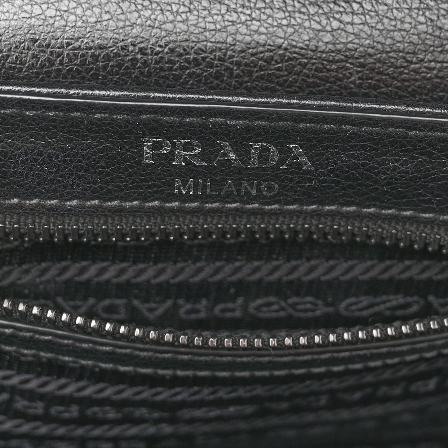 Glace Calfskin Studded Crossbody Fuoco Black