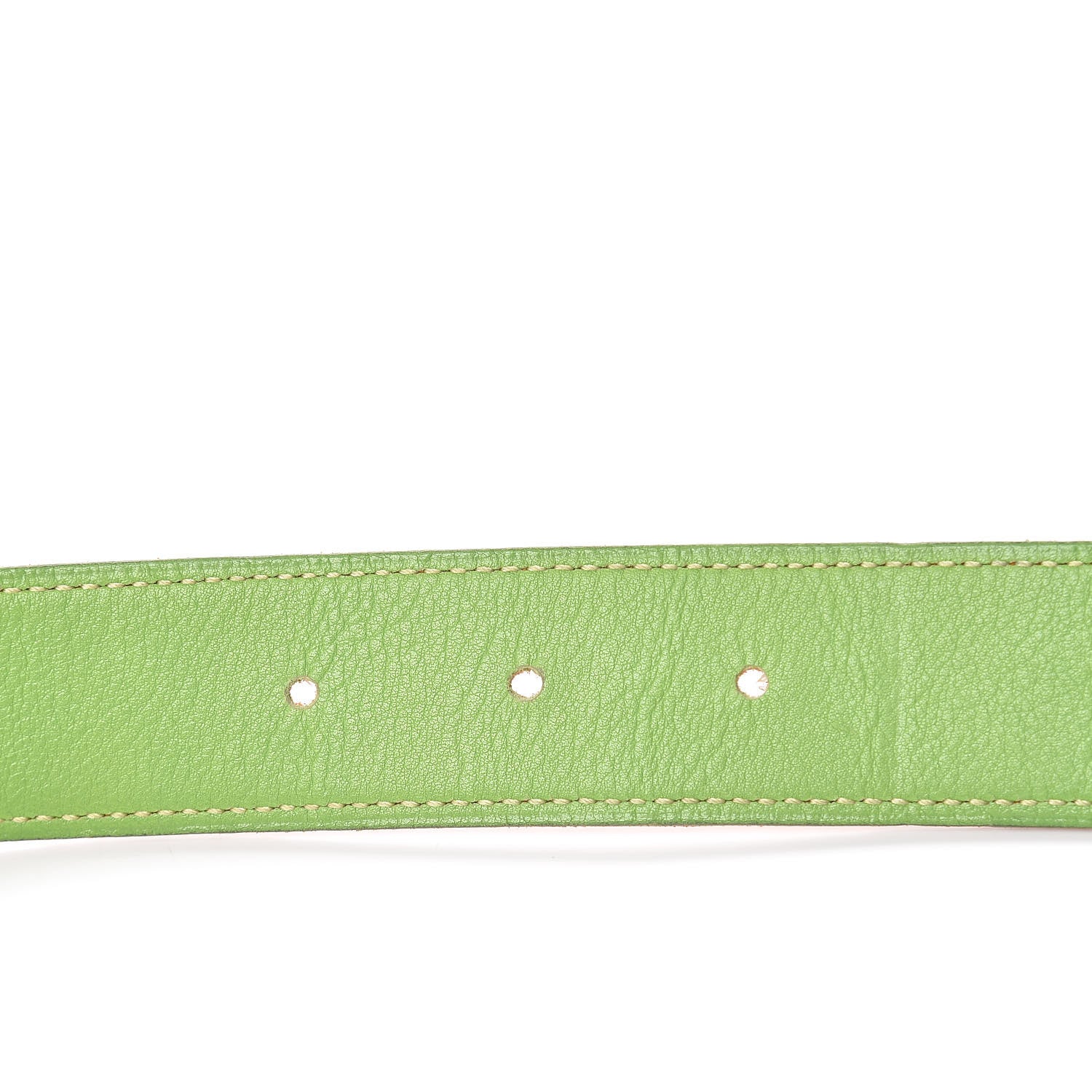 Hermes Veau Gulliver 32mm H Belt 68 Orange Vert Cru 6 of 8