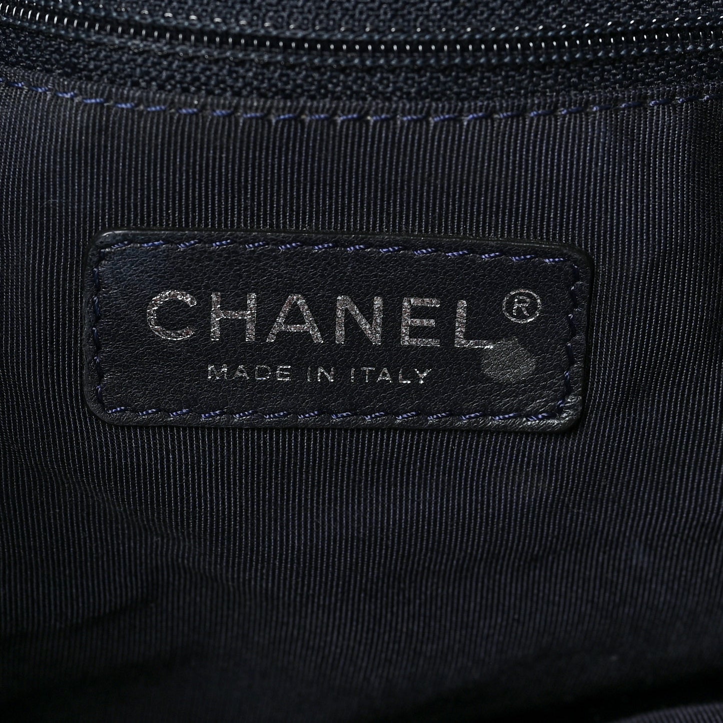 Denim Quilted Large Stretch Spirit Cabas Blue