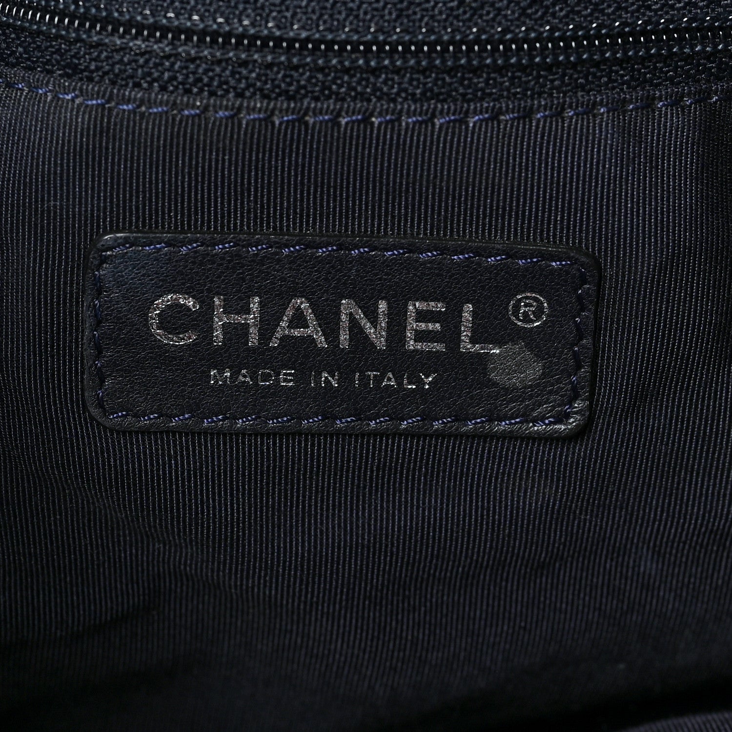 Chanel Denim Quilted Large Stretch Spirit Cabas Blue 5 of 8