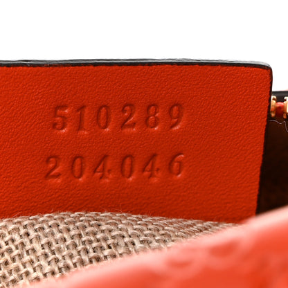 Gucci Soft Microguccissima Small Crossbody Bag Sun Orange 7 of 11