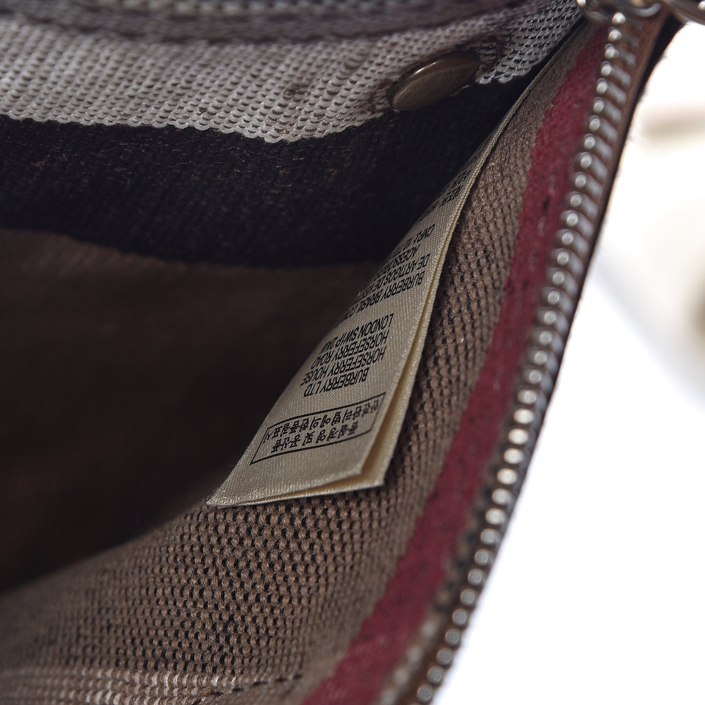Canvas Mega Check Medium Ashby Hobo Saddle Brown
