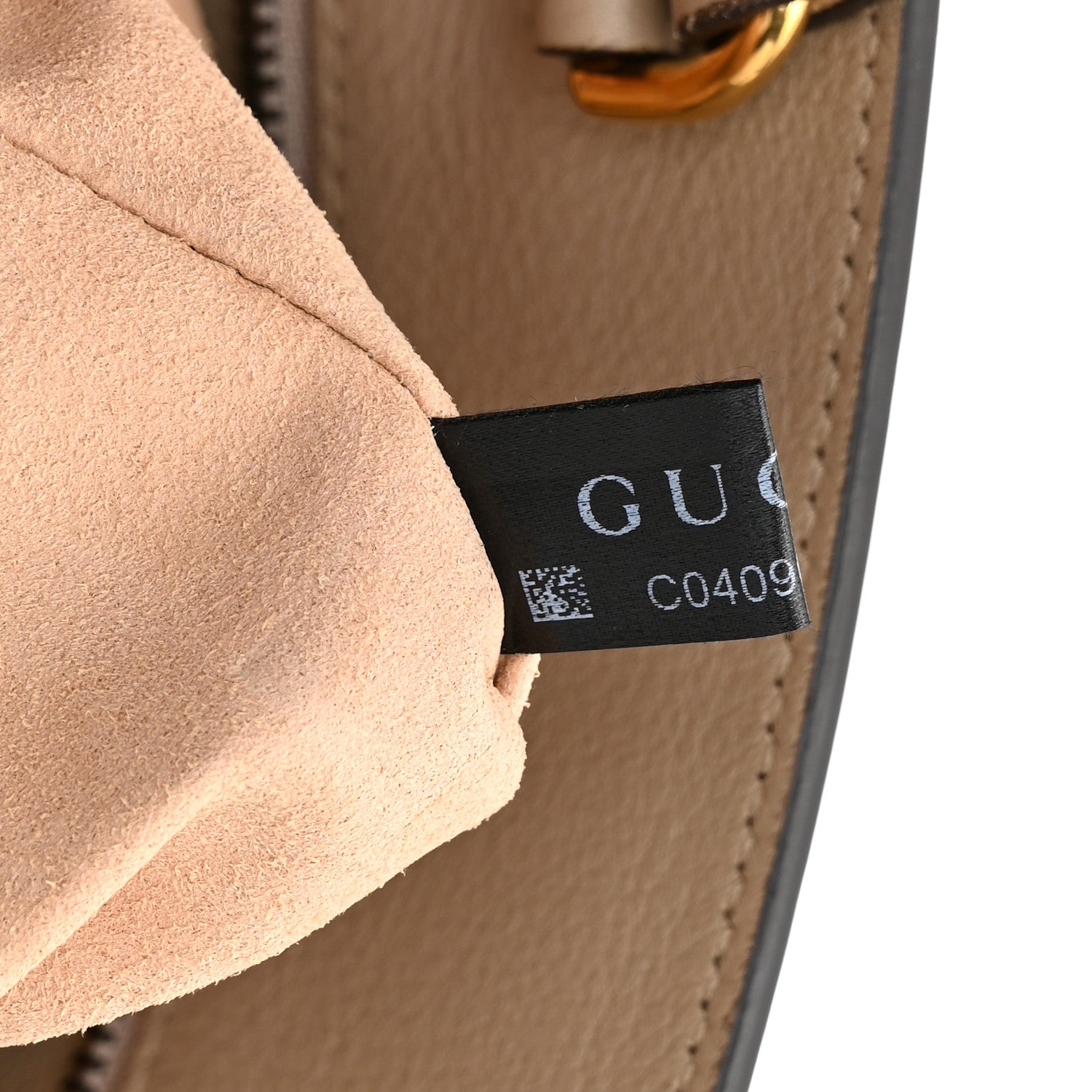Gucci Calfskin Medium Diana Round Tote Bag Oatmeal 8 of 11