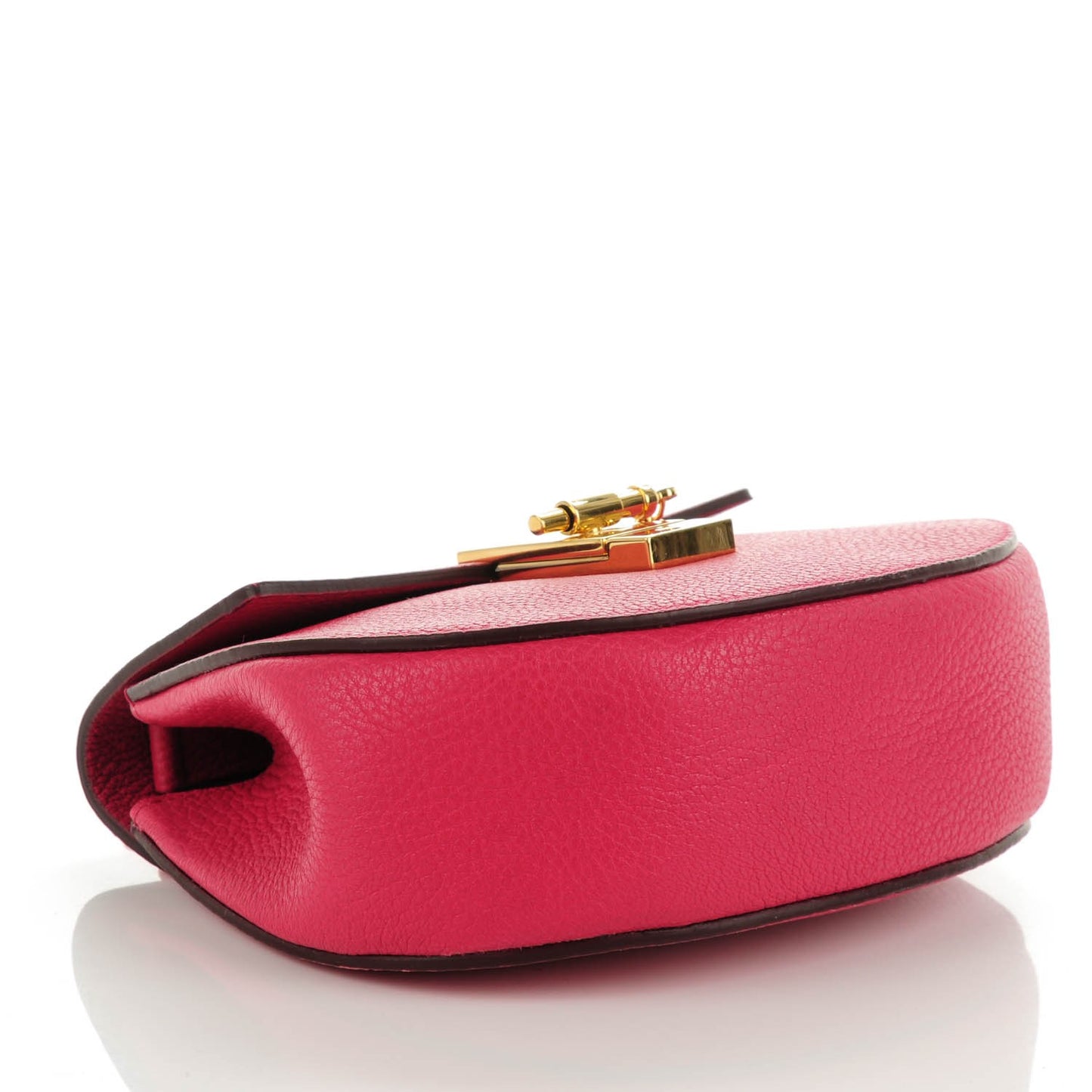 Grained Lambskin Mini Drew Shoulder Bag Dreamy Pink